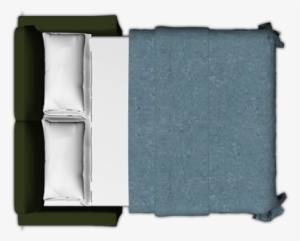 Original Sketchup Model By Moom - Top View Beds Png