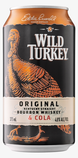 Wild Turkey Bourbon & Cola Cans 10 Pack 375ml 10 Pack - Wild Turkey Bourbon Cans