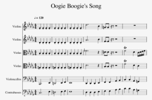 Oogie Boogie's Song Sheet Music 1 Of 4 Pages - Toxic Flute Notes