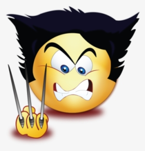 Angry Wolf Scissor Hands - Cartoon