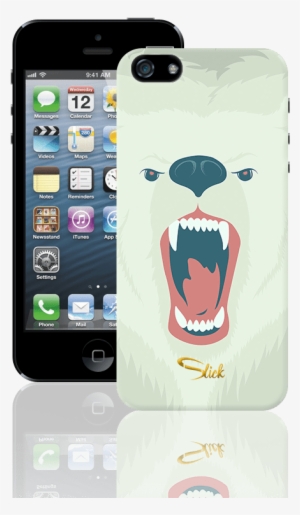 Angry White Wolf - Iphone 5s