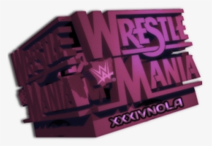 Wwe Wrestlemania 34 - Wwe Wrestlemania 14 Logo