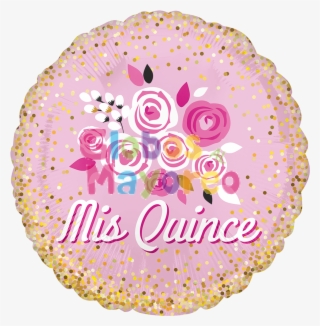 Globo Mis Quince Floral Crown - Balloon