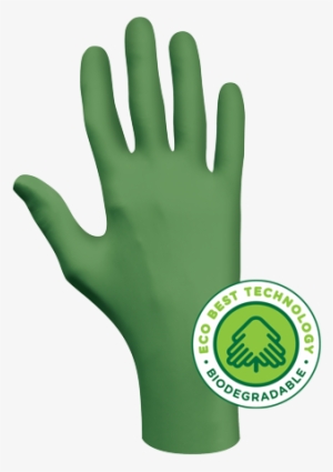Showa Best 6110pf Biodegradable 4-mil Nitrile Disposable