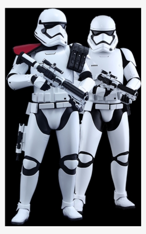 First Order Stormtrooper Officer And Stormtrooper Twin - Hot Toys First Order Stormtrooper Officer And Stormtrooper