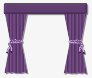 Windows With Curtain Frame Png