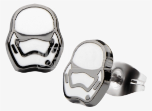 First Order Stormtrooper Stud Earrings - Disney Episode 7 Stormtrooper Stud Earrings
