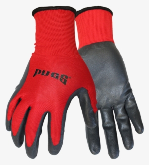 Nitrile Foam Gloves In Red And Black - Glove