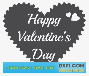 Happy Valentine's Day Cutout Quote - Happy Valentines Day Dxf