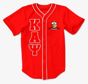 Kappa Alpha Psi Embroidered Greek Baseball Jersey - Alpha Phi Alpha Jersey