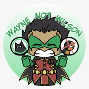Wayne Not Wilson As Much As I Like Deathstroke As A - Cartoon
