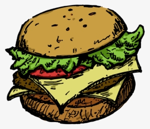 Toad Clipart Hamburger Cheeseburger Patty Png - Cheeseburger