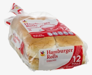 Giant Hamburger Rolls - 12 Count Bag