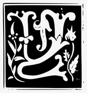 Decorative Letter Set Png Clip Arts - V Decorative Letter Png