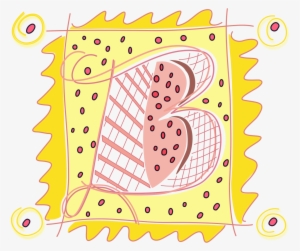 Hand Lettered Decorative Type Of The Letter B - Lettering