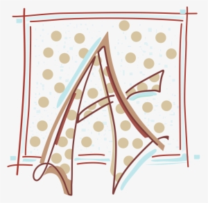 Hand Lettered Decorative Type Of The Letter A - Lettering