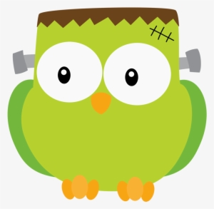 Halloween Frankenstein Owl Clip Art - Frankenstein Clipart