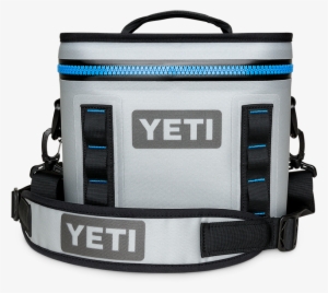 Yeti Fog Gray/tahoe Blue Hopper Flip - Yeti Hopper Flip 8 Cooler