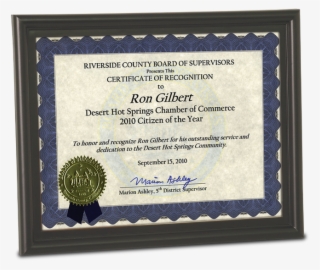 Bull Nose Edge Certificate Frame - Certificate Holder / Frame - Cherry Finish