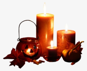 Velas De Halloween Psd - Halloween Candles Transparent