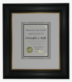 Diplomas - Bilderrahmen Holz Schwarz