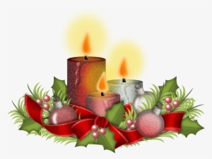 Velas Navideñas Png - Velas De Natal Png