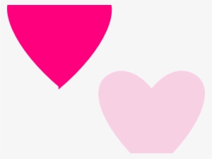 Heart Clipart Clipart Pink Double Heart - Pink Hearts Clipart Png