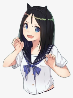 Report Abuse - Anime Transparent Schoolgirl