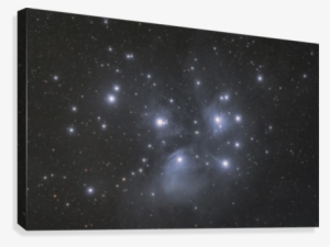 Pleaides Star Cluster Canvas Print