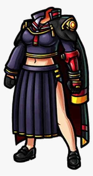 Gear-schoolgirl Cape Render - Unison League Schoolgirl Cape