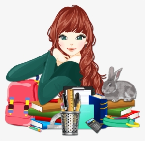 Middle School Girl Clipart