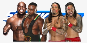 Apollo Crews&big E Langston Vs The Usos - Big E Langston Signed Wwe 8x10