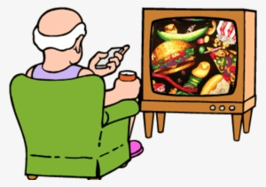 People Watching Tv Clipart Vector Clip Art - Person Watching Tv Clipart
