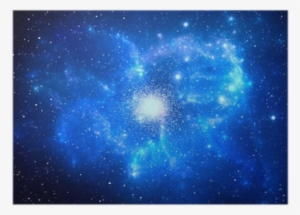 Globular Cluster With Nebula In The Foreground Poster - Nebulosa Globular