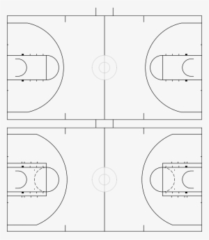 Court Vector Linework For 1 Texture Courts Psd - Circle