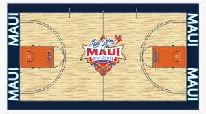 Maui Jim Maui Invitational Gym Floor Design, Basketball - Maui Jim