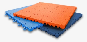 Game Outdoor Tile Samples In Yellow, Red, And Blue - Tile