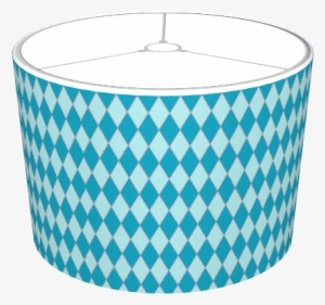 Krw Fabulous 50s Retro Blue Diamonds Lampshade - Zeeman Schort Baby