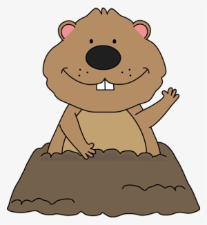 Groundhog In The Ground - Groundhog Clip Art