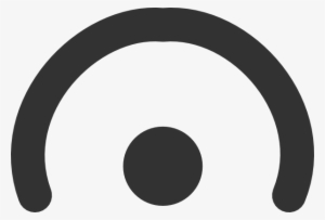 Half Circle With A Dot