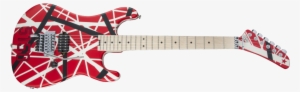 Evh Striped - Evh Striped Series 5150 Electric Guitar - Red/black/white