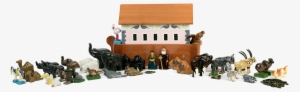 The Frieze On This Ark Incorporates The Dove And Olive - Story Bible Wood Toy