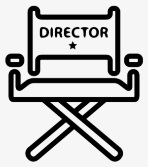 Cinema Director Chair Vector - Silla De Director De Cine Png