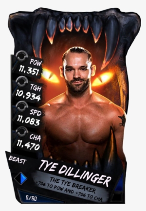 Tyedillinger S4 16 Beast - Wwe Supercard Beast Cards