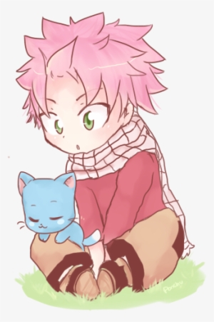 Natsu & Happy - Cute Natsu And Happy