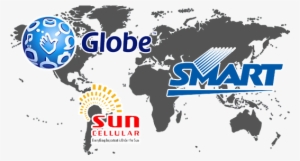 World Map Stencil Large