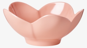 Rice Flower Shaped Melaminskål Koral