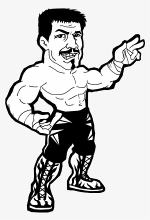 Eddie Guerrero Cartoon Png By Undertaker02 On Deviantart - Drawing