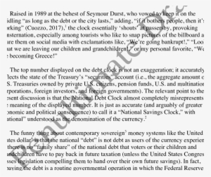 National Debt Clock - Wikimedia Commons