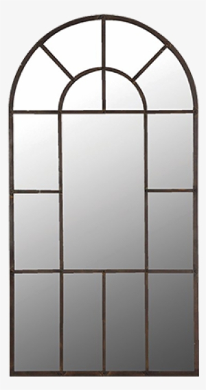 Arched Window Mirror - Coach House Extra Large Windowpane Mirror